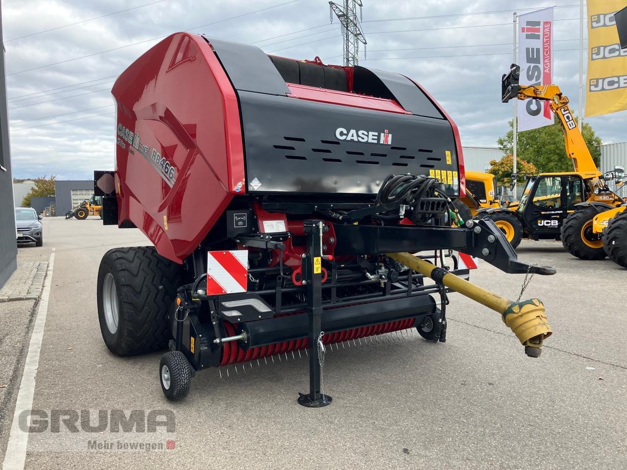 Rundballenpresse des Typs Case IH RB 466 HD PRO Cutter 25 K, Neumaschine in Friedberg-Derching (Bild 13)