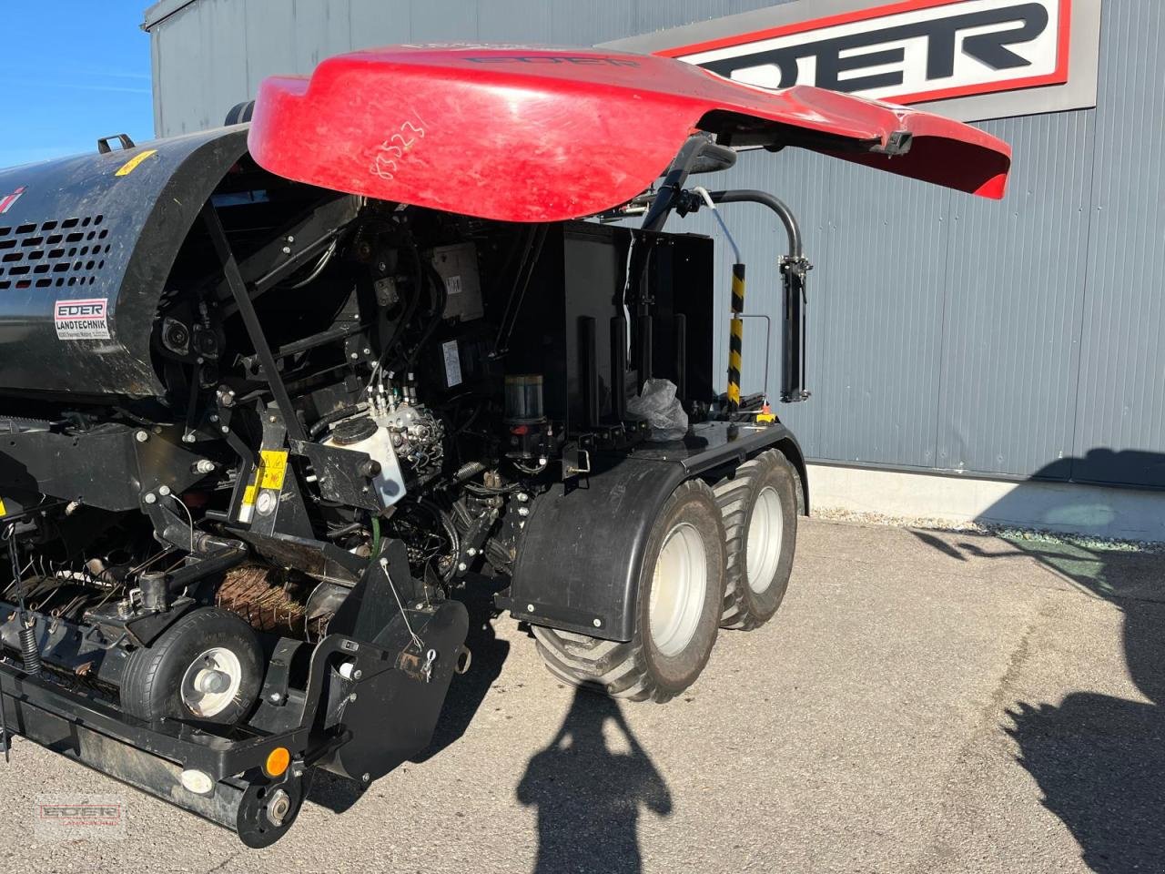 Rundballenpresse Türe ait Case IH RB 545 Silage Pack, Gebrauchtmaschine içinde Tuntenhausen (resim 9)