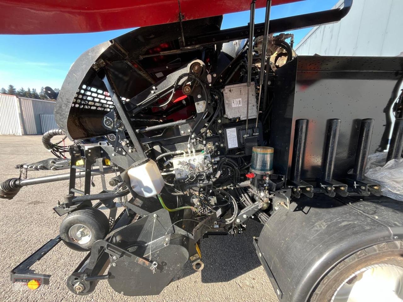 Rundballenpresse Türe ait Case IH RB 545 Silage Pack, Gebrauchtmaschine içinde Tuntenhausen (resim 10)