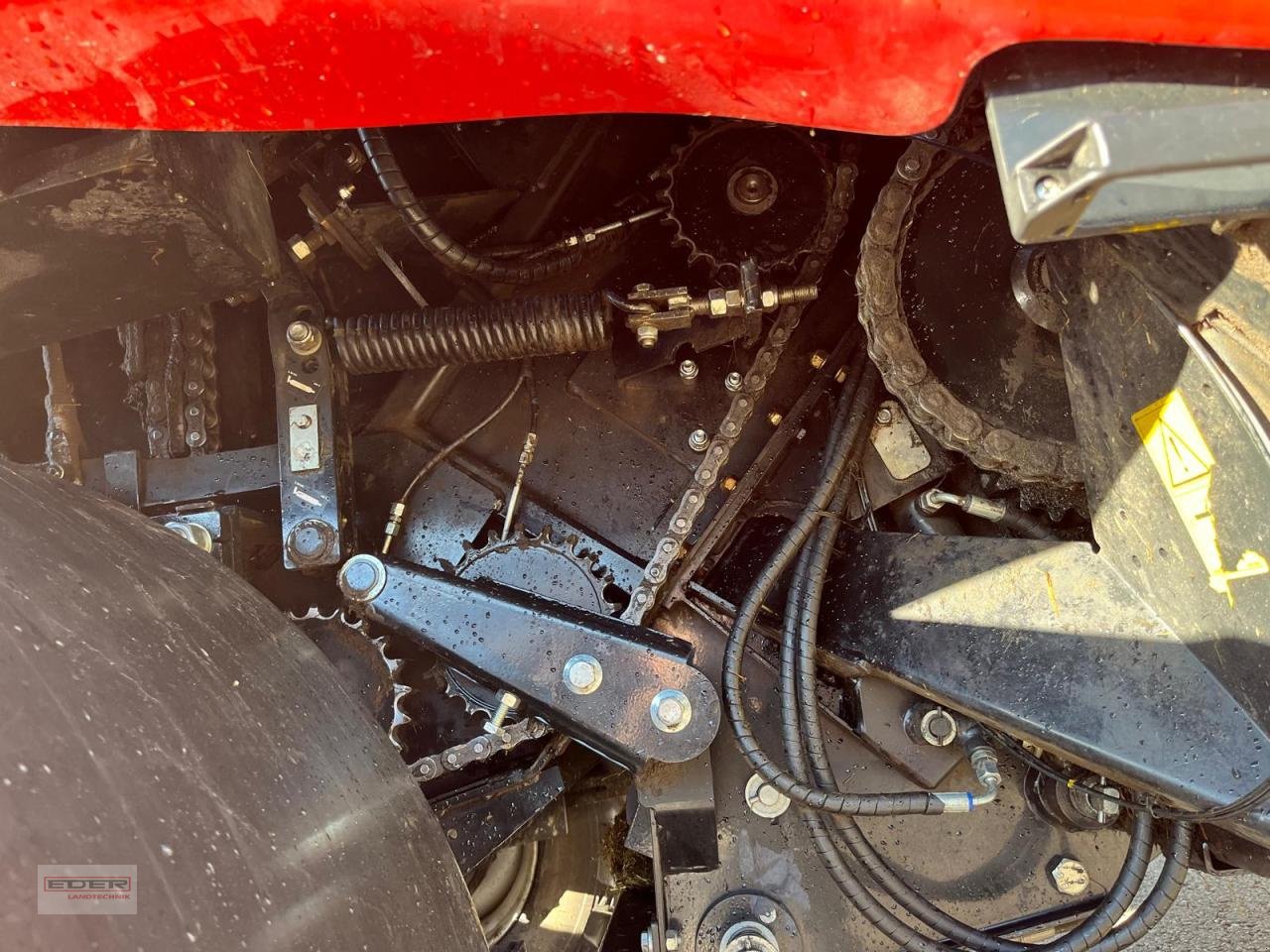 Rundballenpresse Türe ait Case IH RB 545 Silage Pack, Gebrauchtmaschine içinde Tuntenhausen (resim 13)