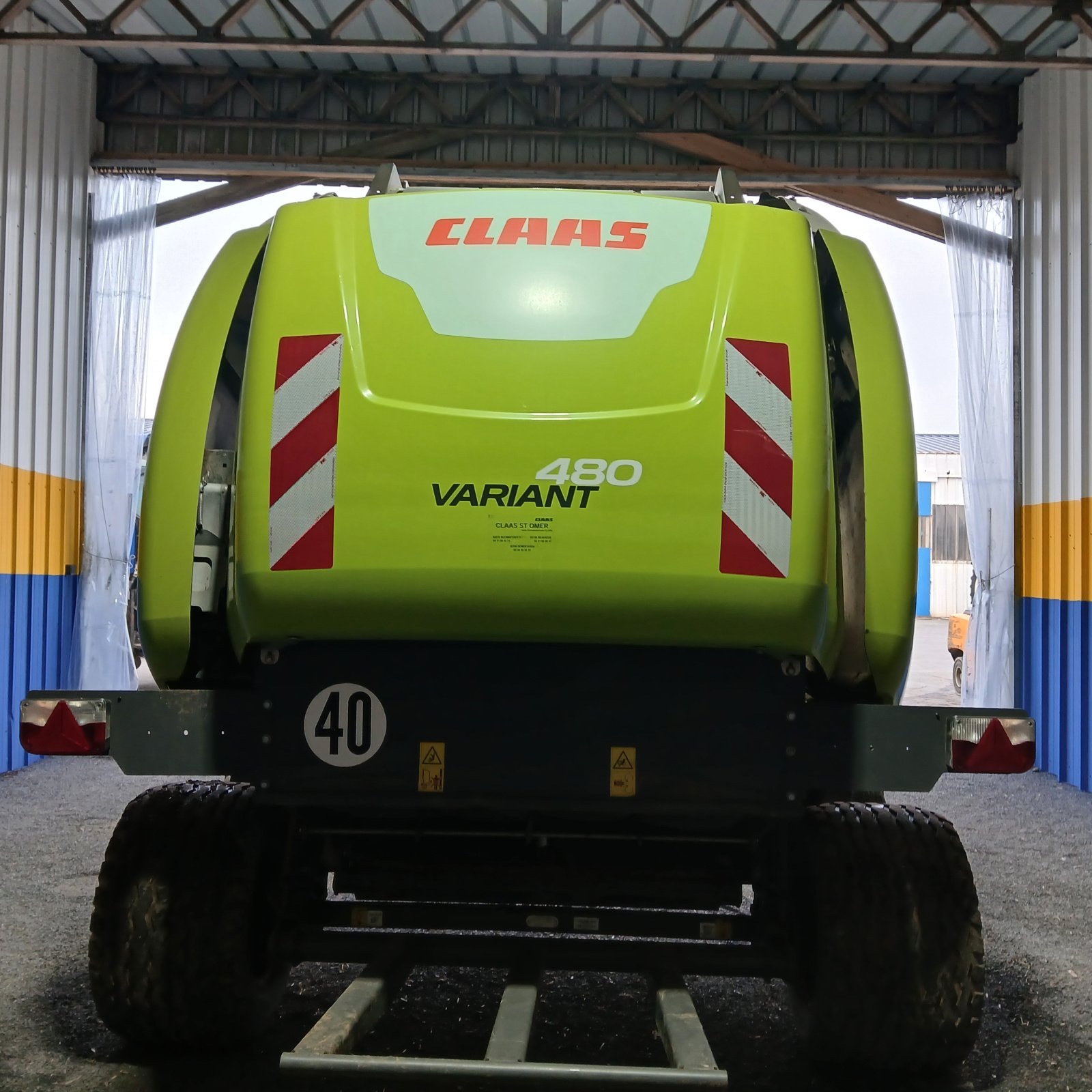 Rundballenpresse del tipo CLAAS 480RF, Gebrauchtmaschine en HERLIN LE SEC (Imagen 4)