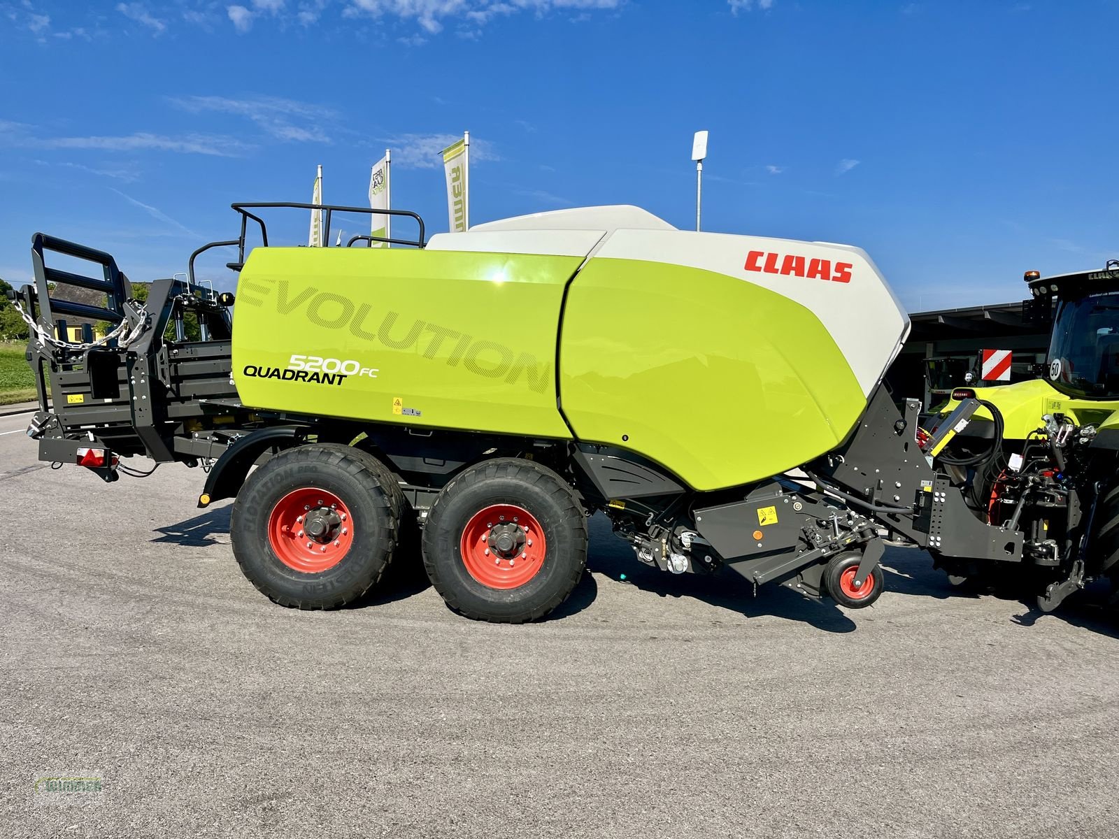 Rundballenpresse des Typs CLAAS QUADRANT 5200 FC - Quaderballenpresse, Neumaschine in Kematen (Bild 8)