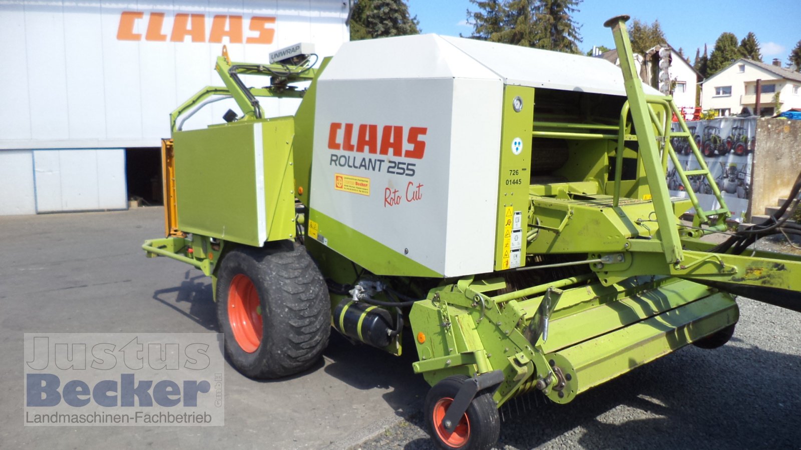Rundballenpresse typu CLAAS Rollant 255 RC Uniwrap, Gebrauchtmaschine v Weimar-Niederwalgern (Obrázek 2)