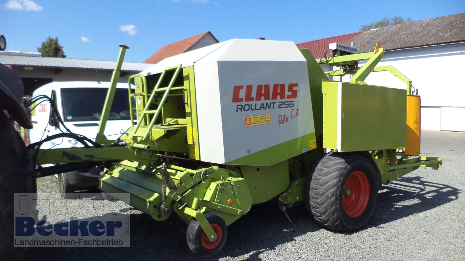 Rundballenpresse typu CLAAS Rollant 255 RC Uniwrap, Gebrauchtmaschine v Weimar-Niederwalgern (Obrázek 7)