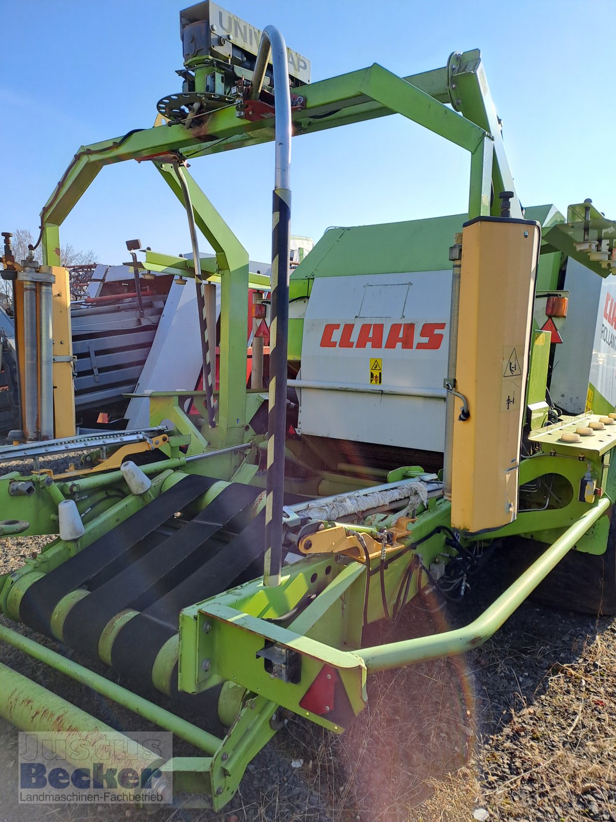 Rundballenpresse Türe ait CLAAS Rollant 255 RC Uniwrap, Gebrauchtmaschine içinde Weimar-Niederwalgern (resim 2)