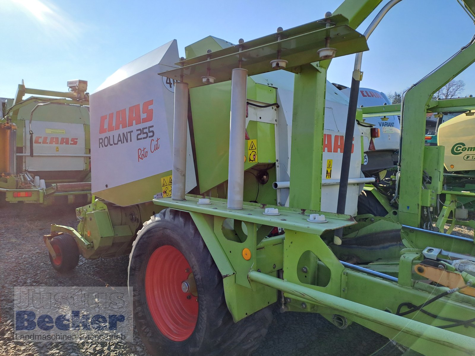 Rundballenpresse Türe ait CLAAS Rollant 255 RC Uniwrap, Gebrauchtmaschine içinde Weimar-Niederwalgern (resim 5)