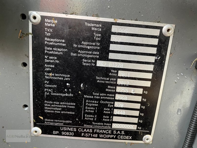 Rundballenpresse του τύπου CLAAS Rollant 350 RC, Gebrauchtmaschine σε Prenzlau (Φωτογραφία 17)