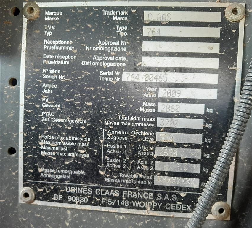 Rundballenpresse typu CLAAS ROLLANT 355, Gebrauchtmaschine v Horsens (Obrázek 12)