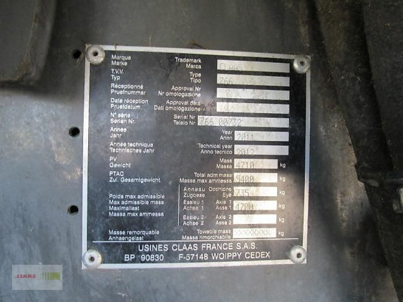 Rundballenpresse a típus CLAAS ROLLANT 375 RC UNIWRAP PRO, Gebrauchtmaschine ekkor: Schwülper (Kép 9)