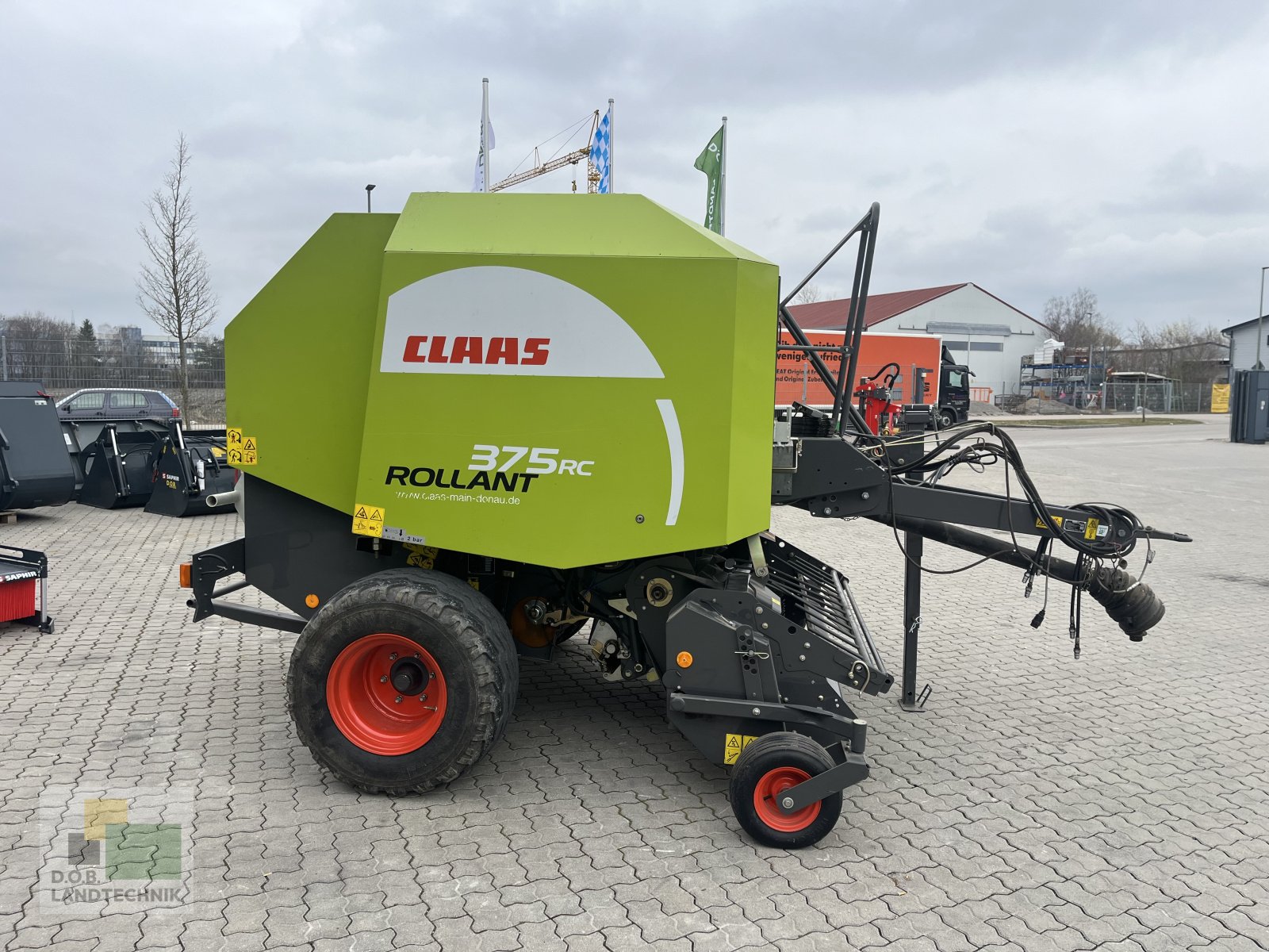 Rundballenpresse typu CLAAS Rollant 375 RC, Gebrauchtmaschine v Langweid am Lech (Obrázok 5)