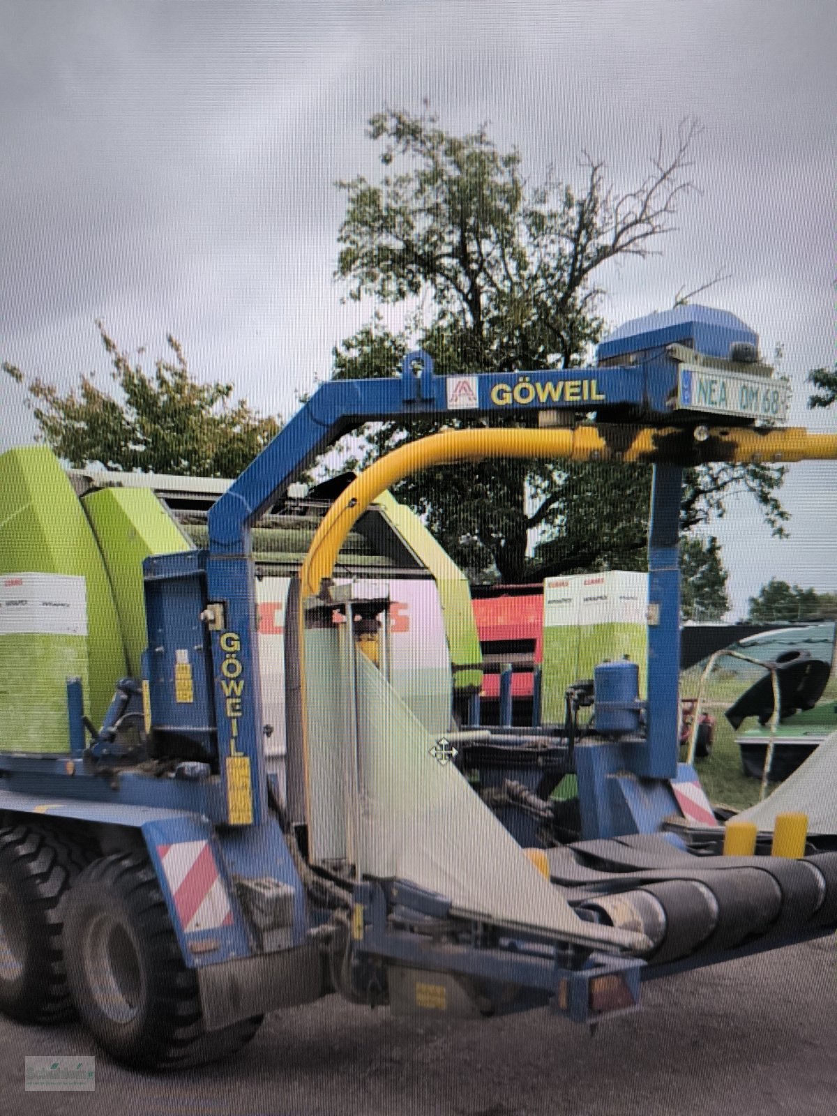 Rundballenpresse Türe ait CLAAS ROLLANT 454 RC ROTOCUT, Gebrauchtmaschine içinde Emskirchen (resim 7)