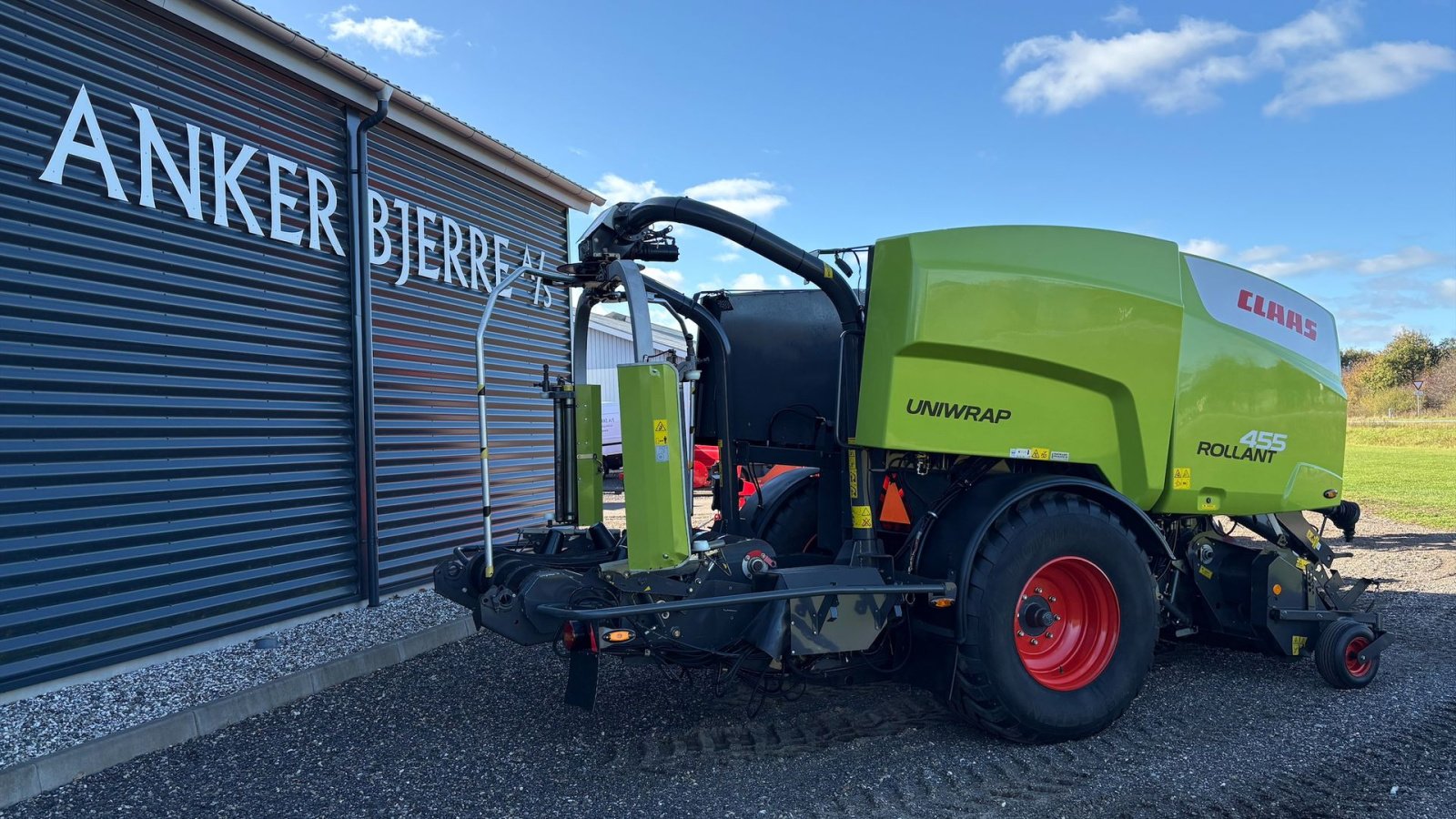 Rundballenpresse Türe ait CLAAS ROLLANT 455 RC UNIWRAP Rundballepresser, Gebrauchtmaschine içinde Holstebro (resim 2)