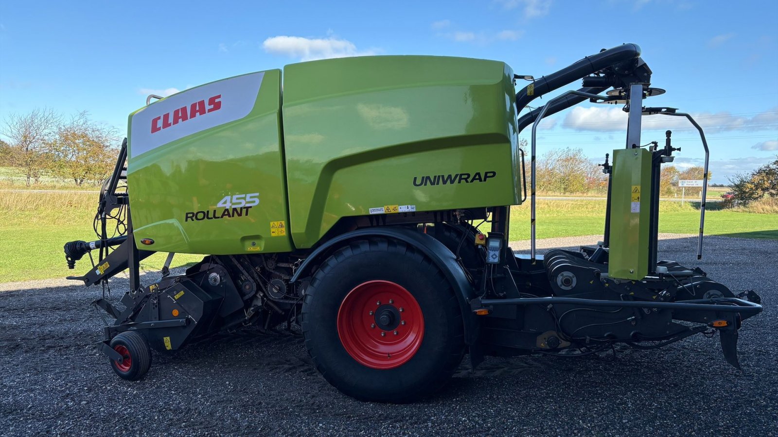 Rundballenpresse Türe ait CLAAS ROLLANT 455 RC UNIWRAP Rundballepresser, Gebrauchtmaschine içinde Holstebro (resim 3)