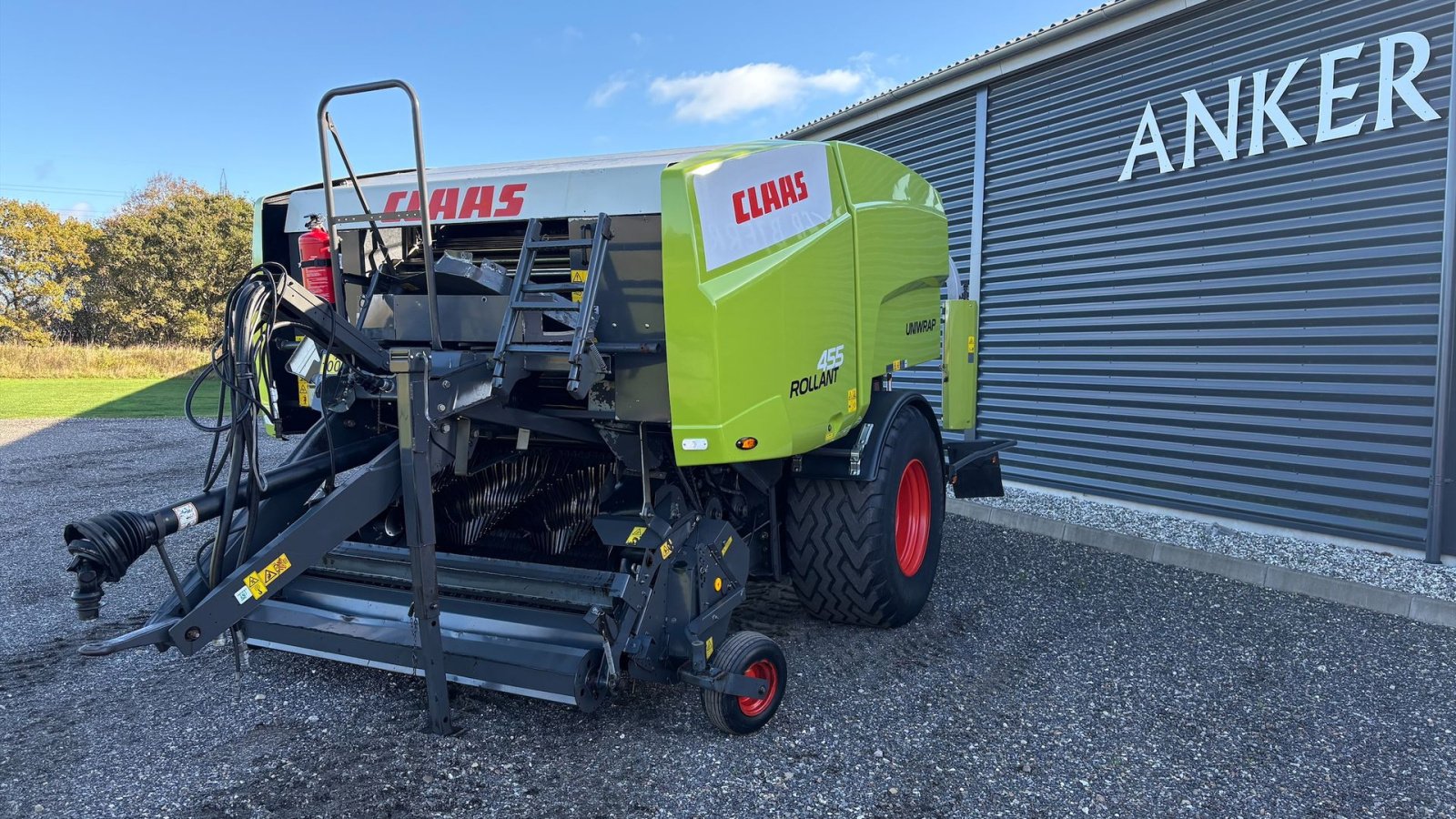 Rundballenpresse Türe ait CLAAS ROLLANT 455 RC UNIWRAP Rundballepresser, Gebrauchtmaschine içinde Holstebro (resim 1)