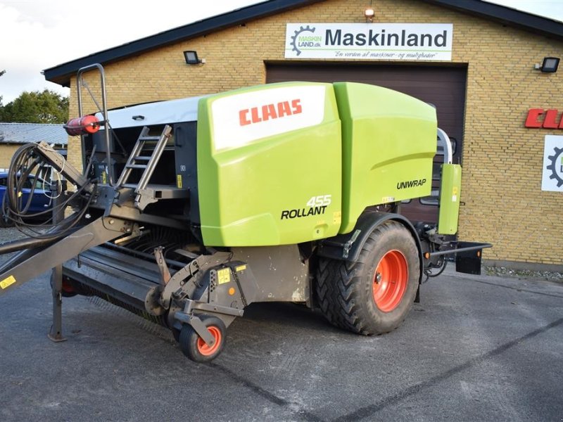 Rundballenpresse of the type CLAAS ROLLANT 455 RC UNIWRAP, Gebrauchtmaschine in Grindsted (Picture 1)