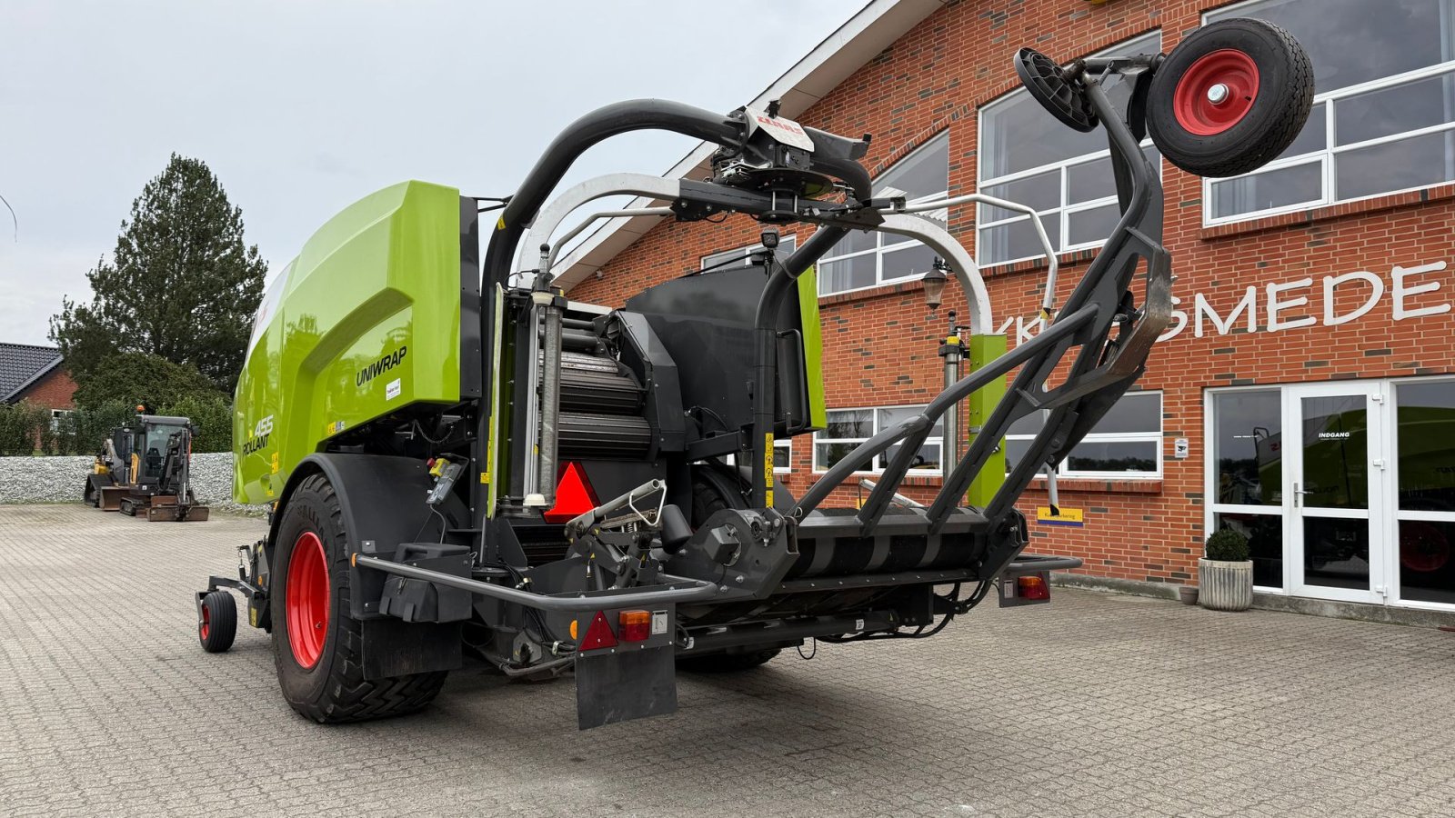 Rundballenpresse Türe ait CLAAS ROLLANT 455 RC UNIWRAP, Gebrauchtmaschine içinde Gjerlev J. (resim 8)