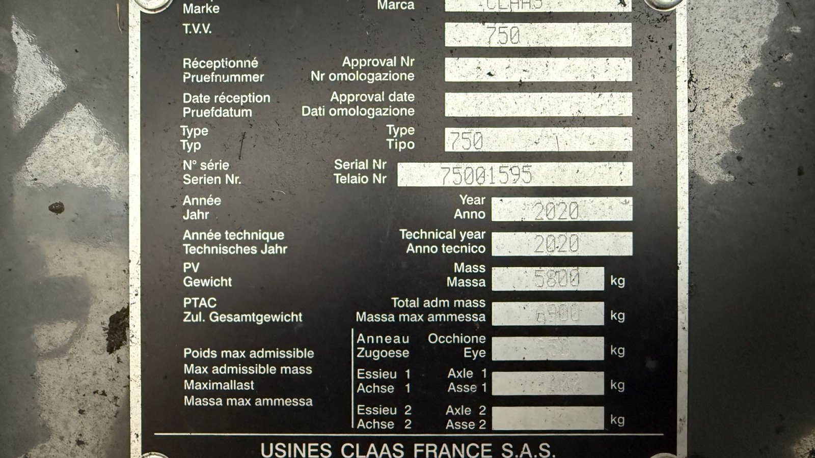 Rundballenpresse Türe ait CLAAS ROLLANT 455 RC UNIWRAP, Gebrauchtmaschine içinde Gjerlev J. (resim 20)