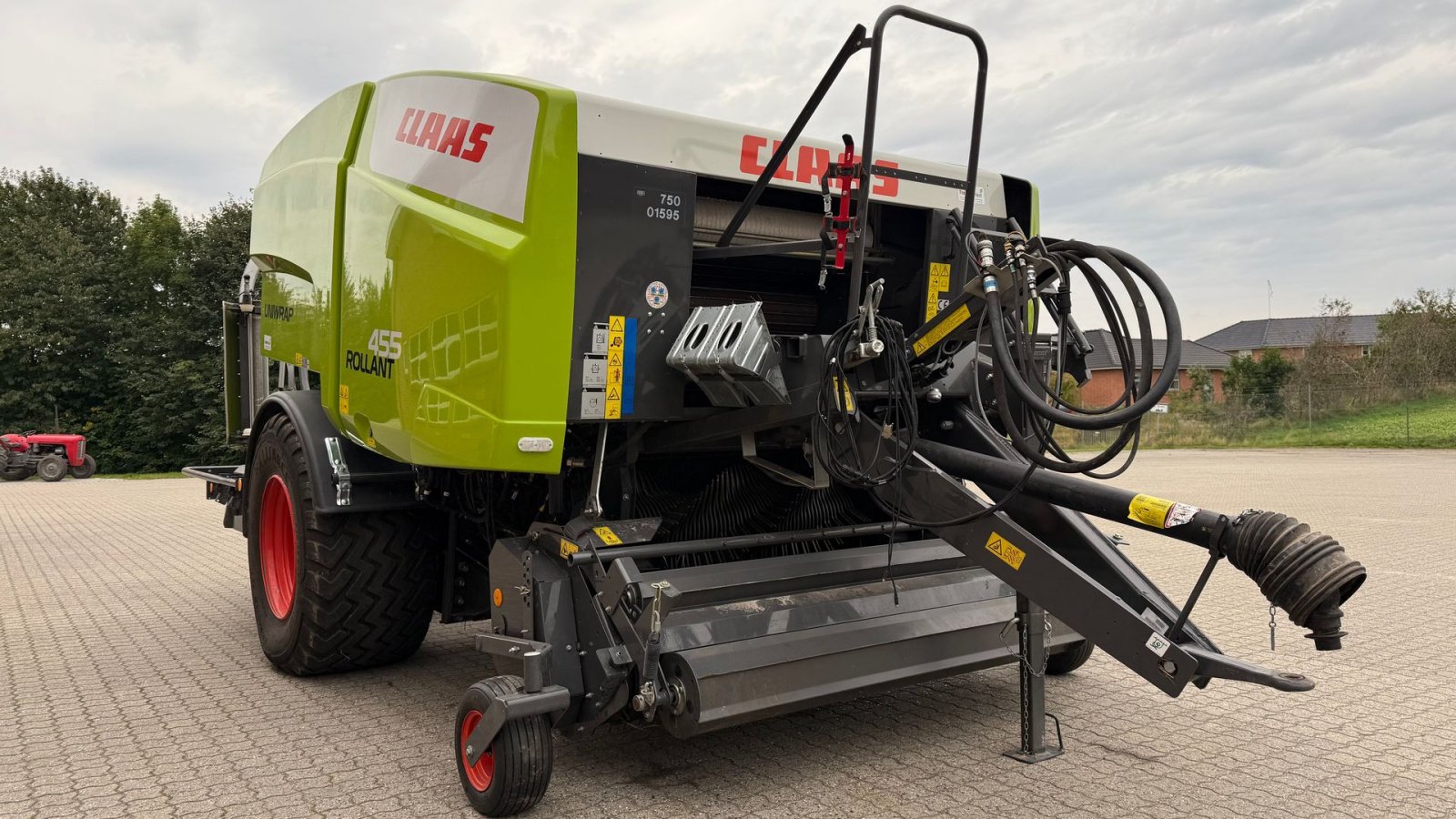 Rundballenpresse Türe ait CLAAS ROLLANT 455 RC UNIWRAP, Gebrauchtmaschine içinde Gjerlev J. (resim 4)