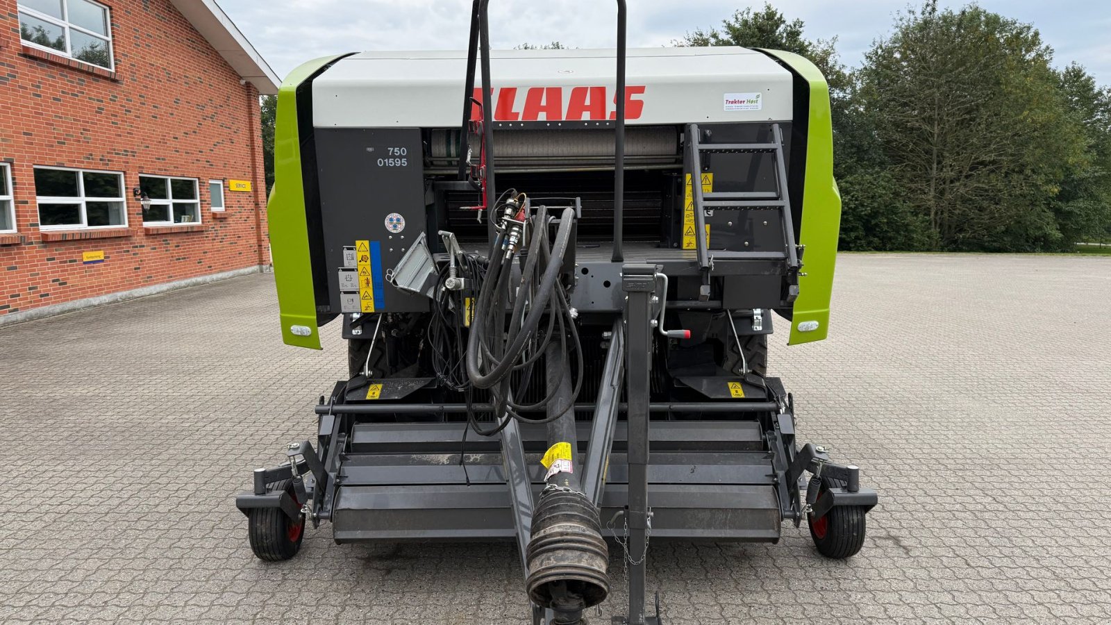 Rundballenpresse Türe ait CLAAS ROLLANT 455 RC UNIWRAP, Gebrauchtmaschine içinde Gjerlev J. (resim 3)