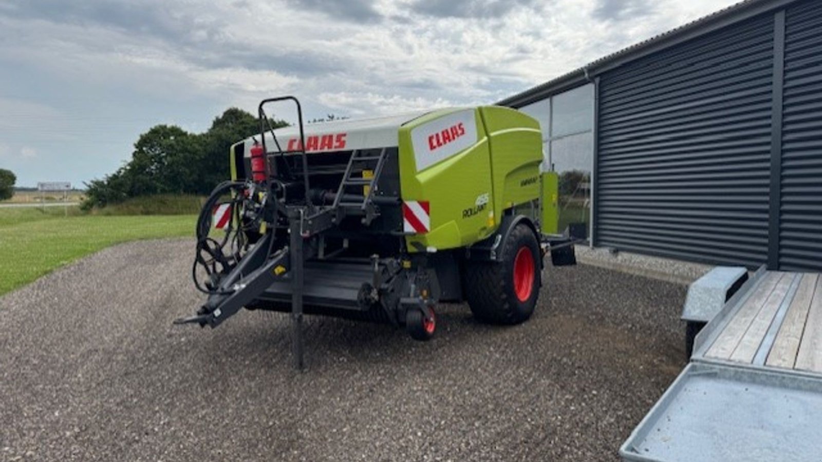 Rundballenpresse Türe ait CLAAS ROLLANT 455 RC UNIWRAP, Gebrauchtmaschine içinde Holstebro (resim 2)