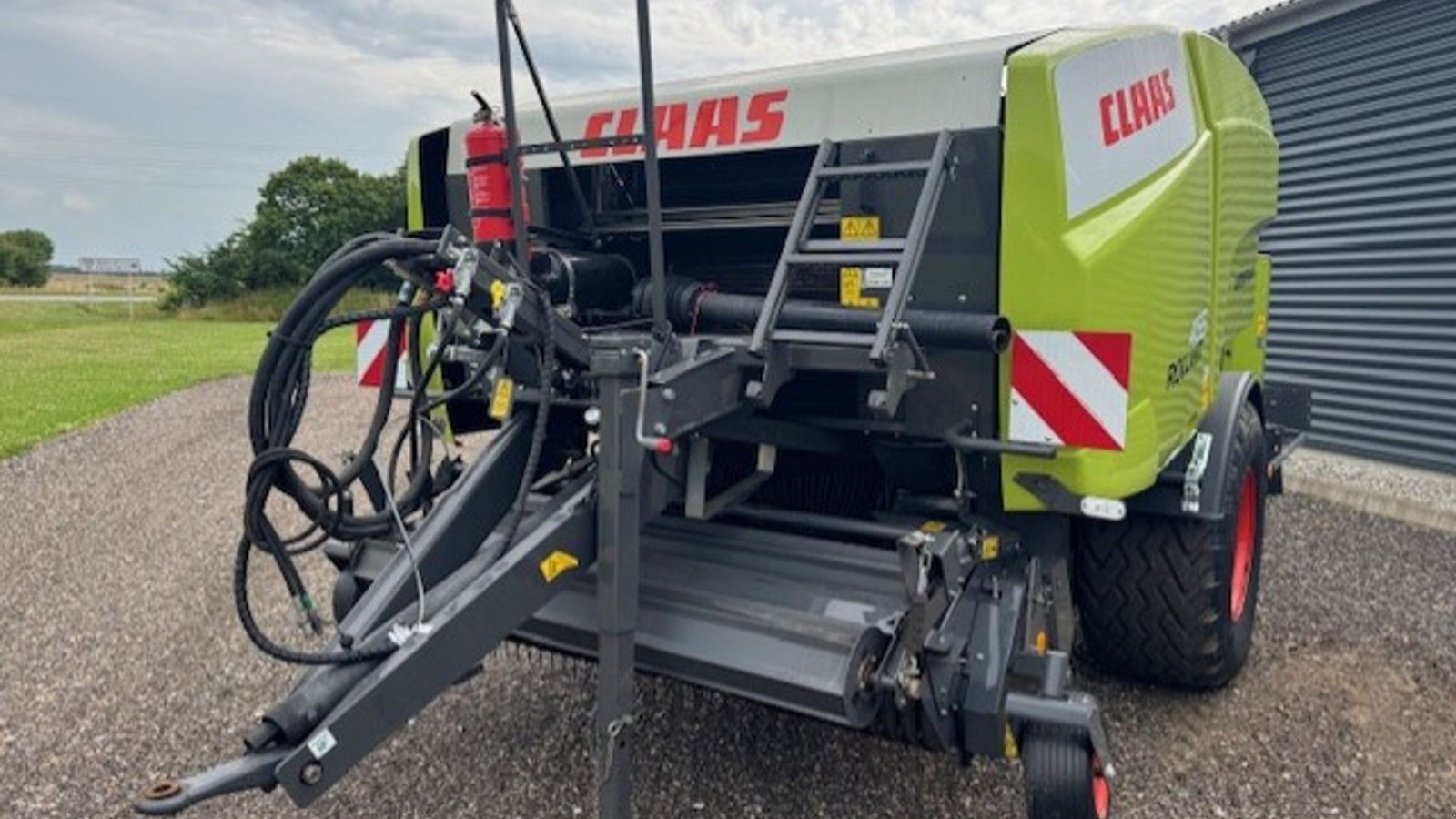 Rundballenpresse Türe ait CLAAS ROLLANT 455 RC UNIWRAP, Gebrauchtmaschine içinde Holstebro (resim 7)