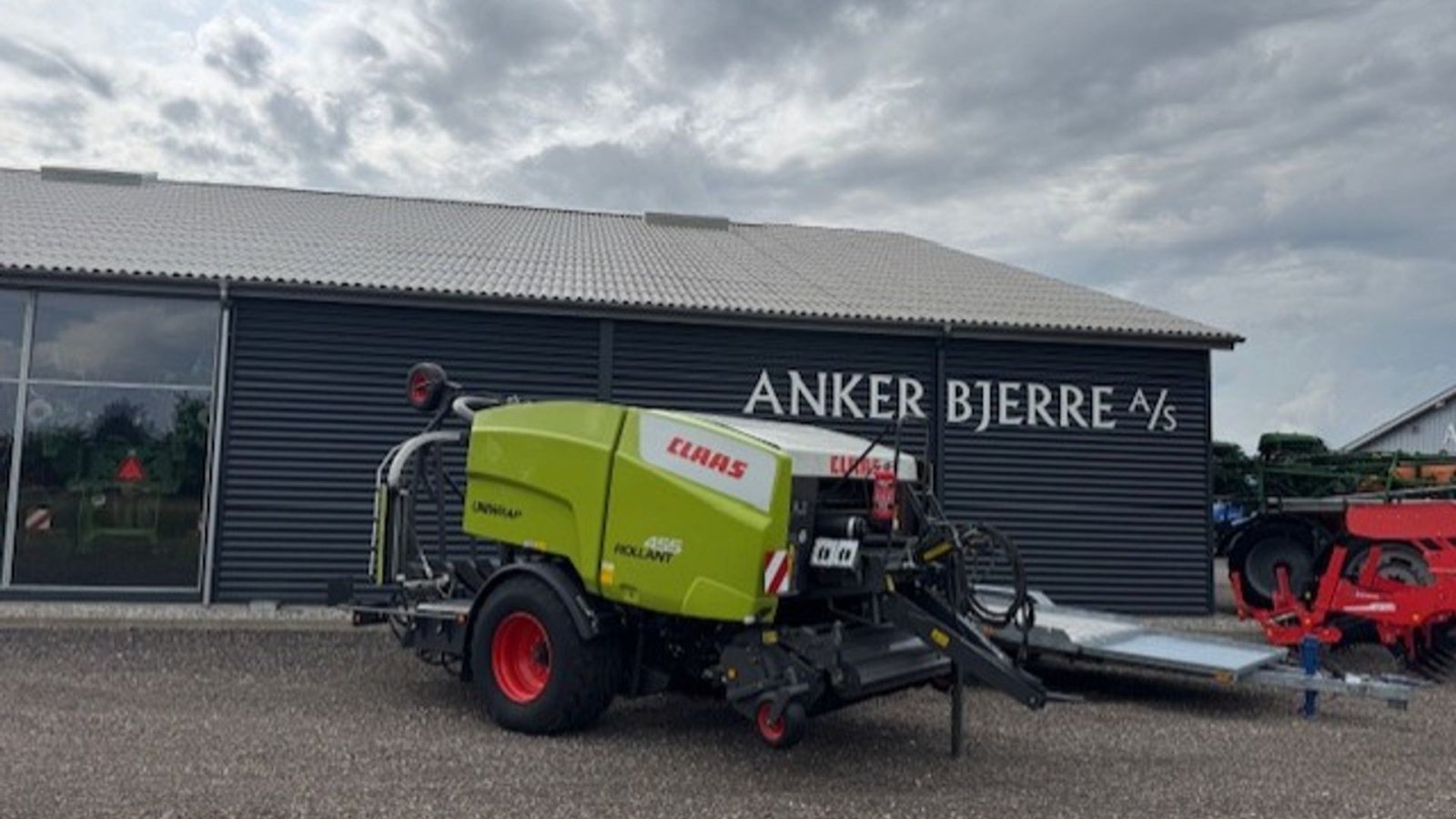 Rundballenpresse Türe ait CLAAS ROLLANT 455 RC UNIWRAP, Gebrauchtmaschine içinde Holstebro (resim 1)