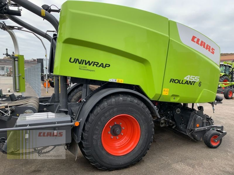 Rundballenpresse des Typs CLAAS ROLLANT 455 RC UNIWRAP, Gebrauchtmaschine in Cham (Bild 5)