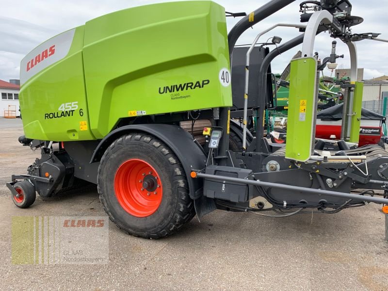 Rundballenpresse des Typs CLAAS ROLLANT 455 RC UNIWRAP, Gebrauchtmaschine in Cham (Bild 4)