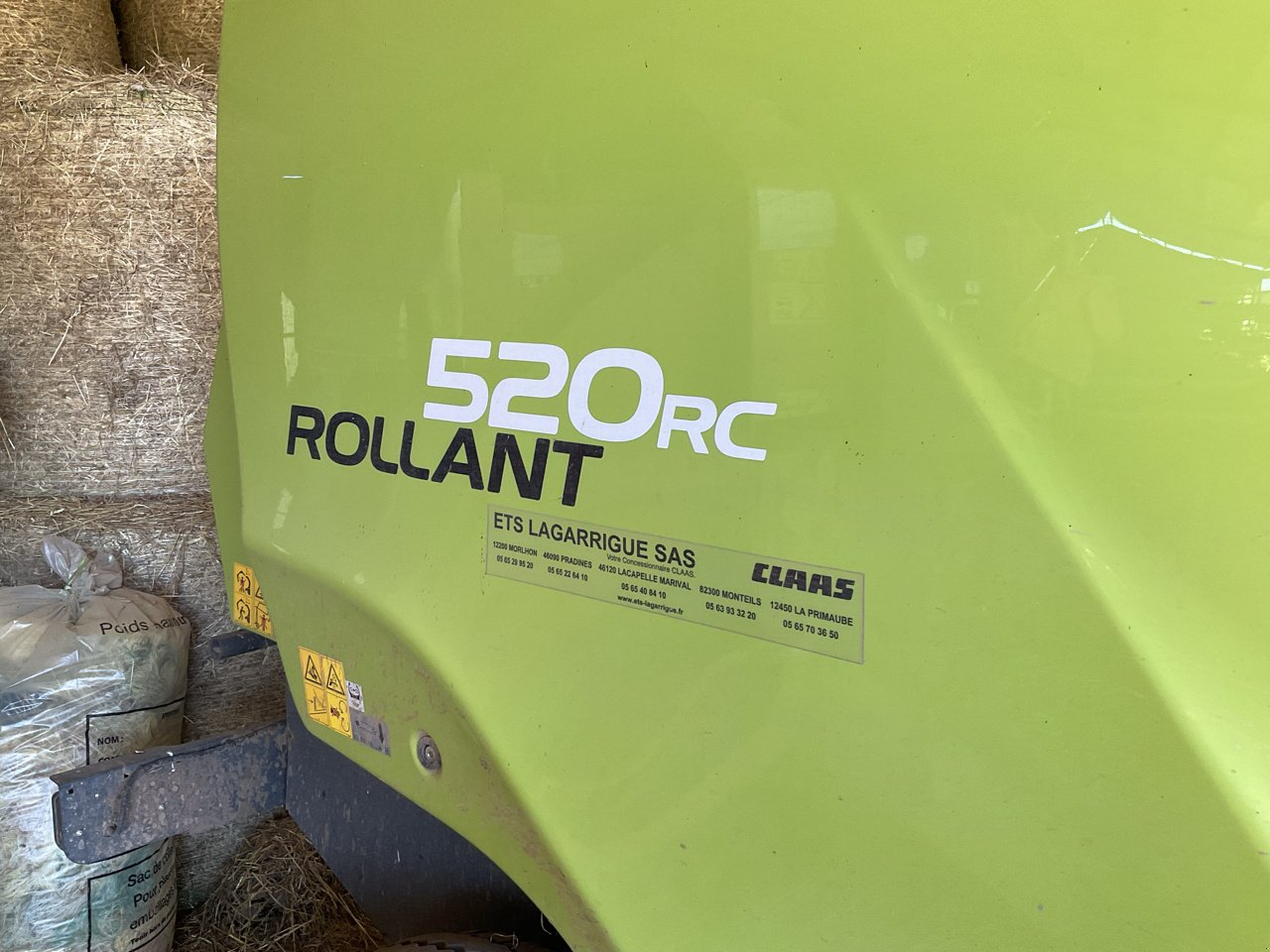 Rundballenpresse van het type CLAAS ROLLANT 520 RC, Gebrauchtmaschine in MORLHON LE HAUT (Foto 10)