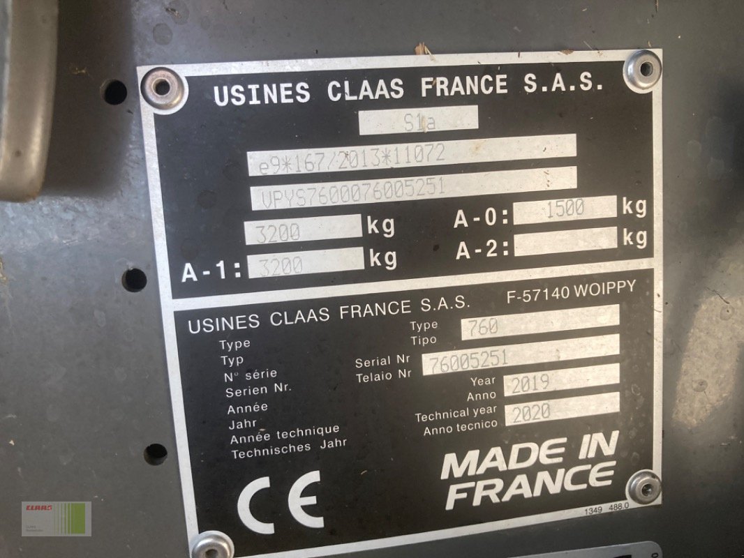 Rundballenpresse typu CLAAS ROLLANT 520 RC, Gebrauchtmaschine v Alveslohe (Obrázek 9)