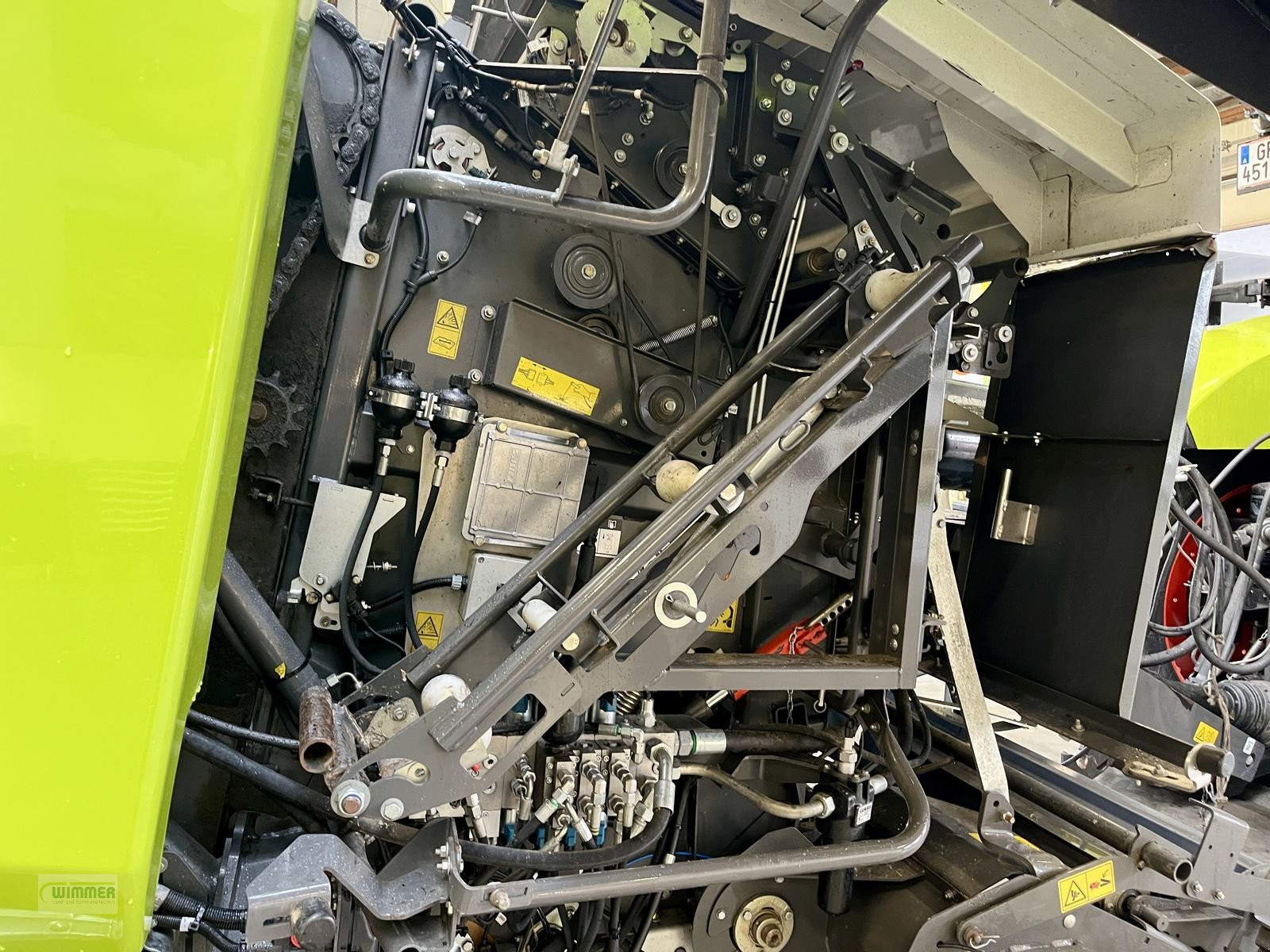 Rundballenpresse del tipo CLAAS Uniwrap 455 RC - Wickelkombination/Ballenpresse, Gebrauchtmaschine en Kematen (Imagen 11)