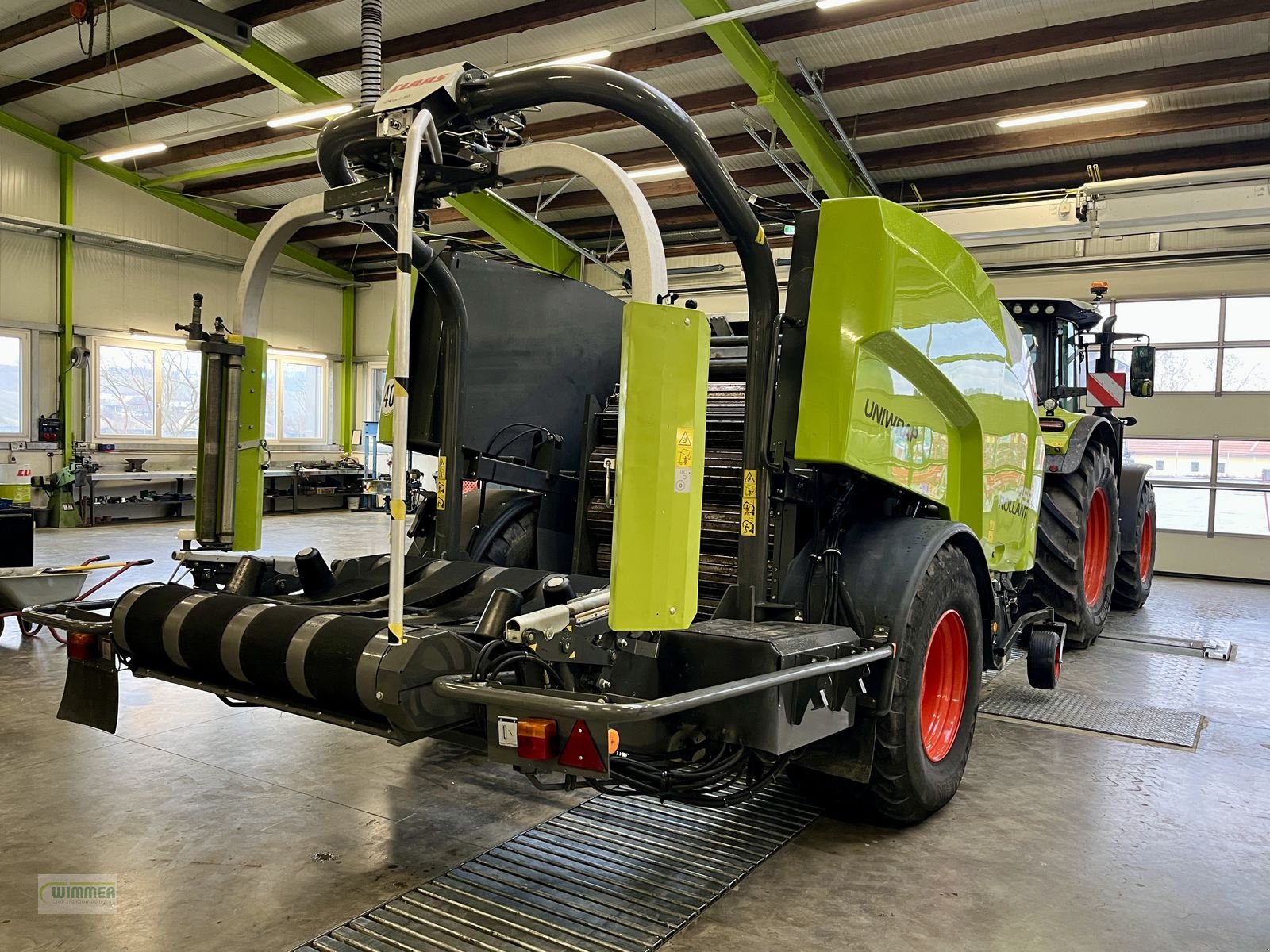 Rundballenpresse del tipo CLAAS Uniwrap 455 RC - Wickelkombination/Ballenpresse, Gebrauchtmaschine en Kematen (Imagen 4)