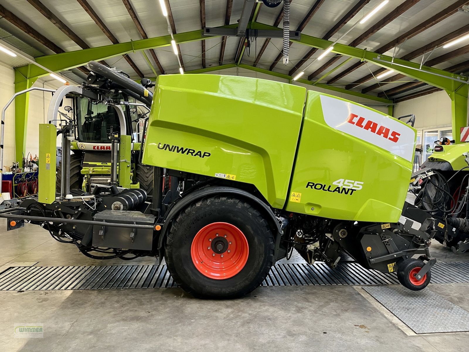 Rundballenpresse del tipo CLAAS Uniwrap 455 RC - Wickelkombination/Ballenpresse, Gebrauchtmaschine en Kematen (Imagen 8)