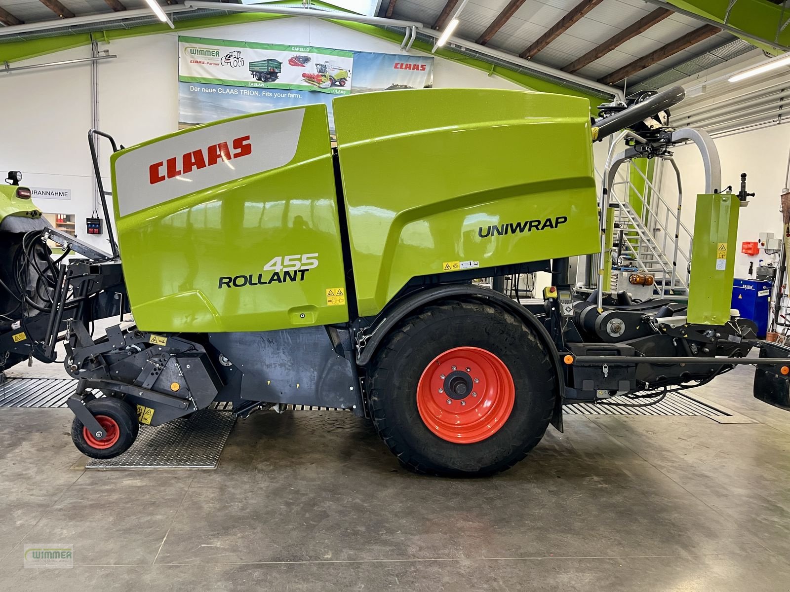 Rundballenpresse del tipo CLAAS Uniwrap 455 RC - Wickelkombination/Ballenpresse, Gebrauchtmaschine en Kematen (Imagen 1)