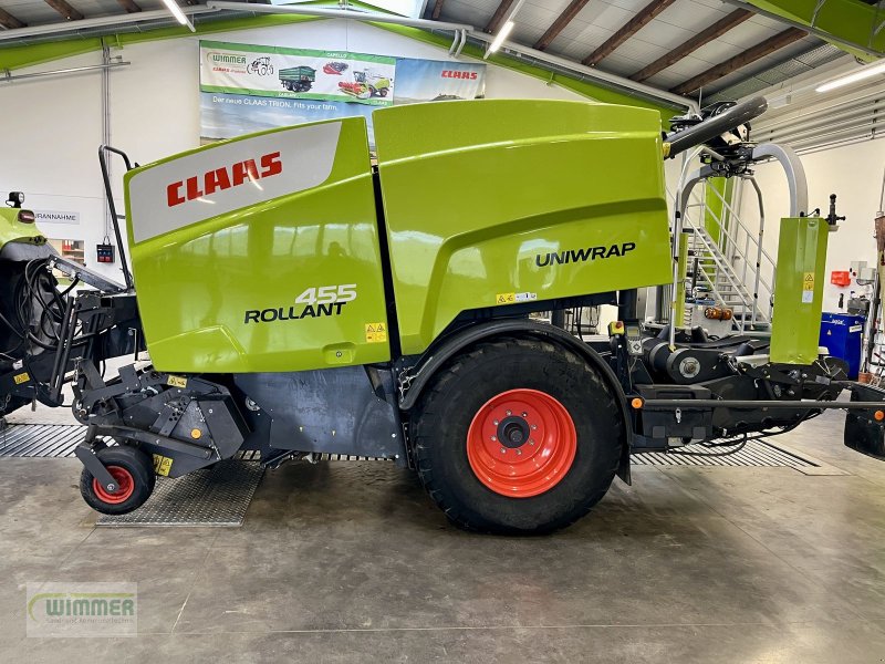 Rundballenpresse Türe ait CLAAS Uniwrap 455 RC - Wickelkombination/Ballenpresse, Gebrauchtmaschine içinde Kematen