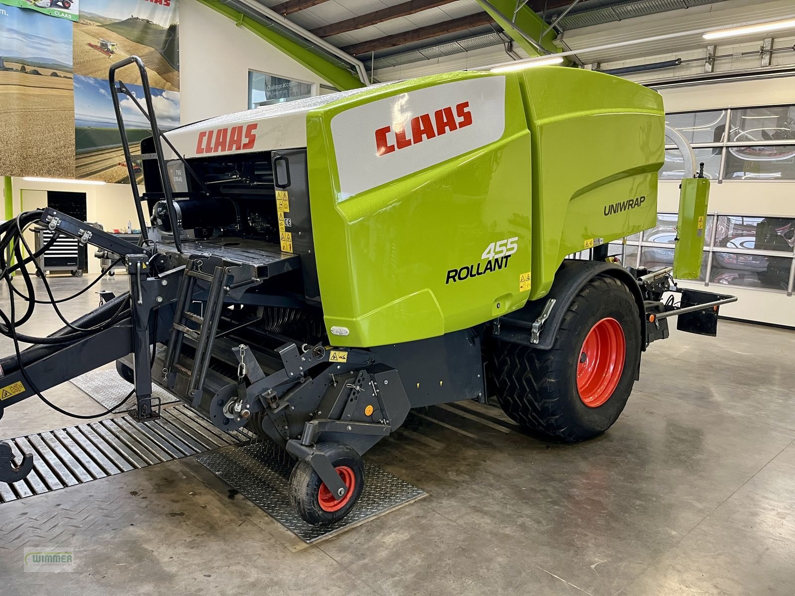 Rundballenpresse del tipo CLAAS Uniwrap 455 RC - Wickelkombination/Ballenpresse, Gebrauchtmaschine en Kematen (Imagen 7)