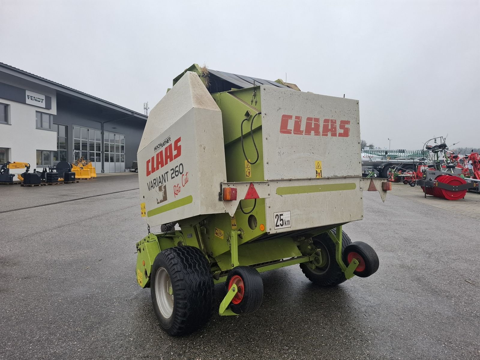 Rundballenpresse Türe ait CLAAS Variant 260 Roto Cut, Gebrauchtmaschine içinde Saxen (resim 8)