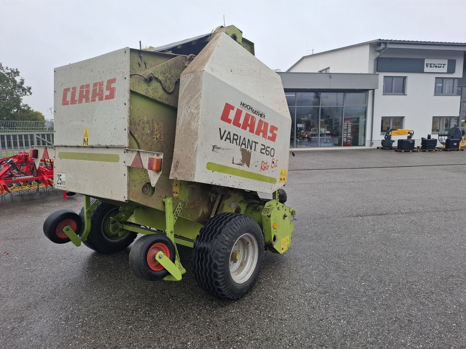 Rundballenpresse Türe ait CLAAS Variant 260 Roto Cut, Gebrauchtmaschine içinde Saxen (resim 9)