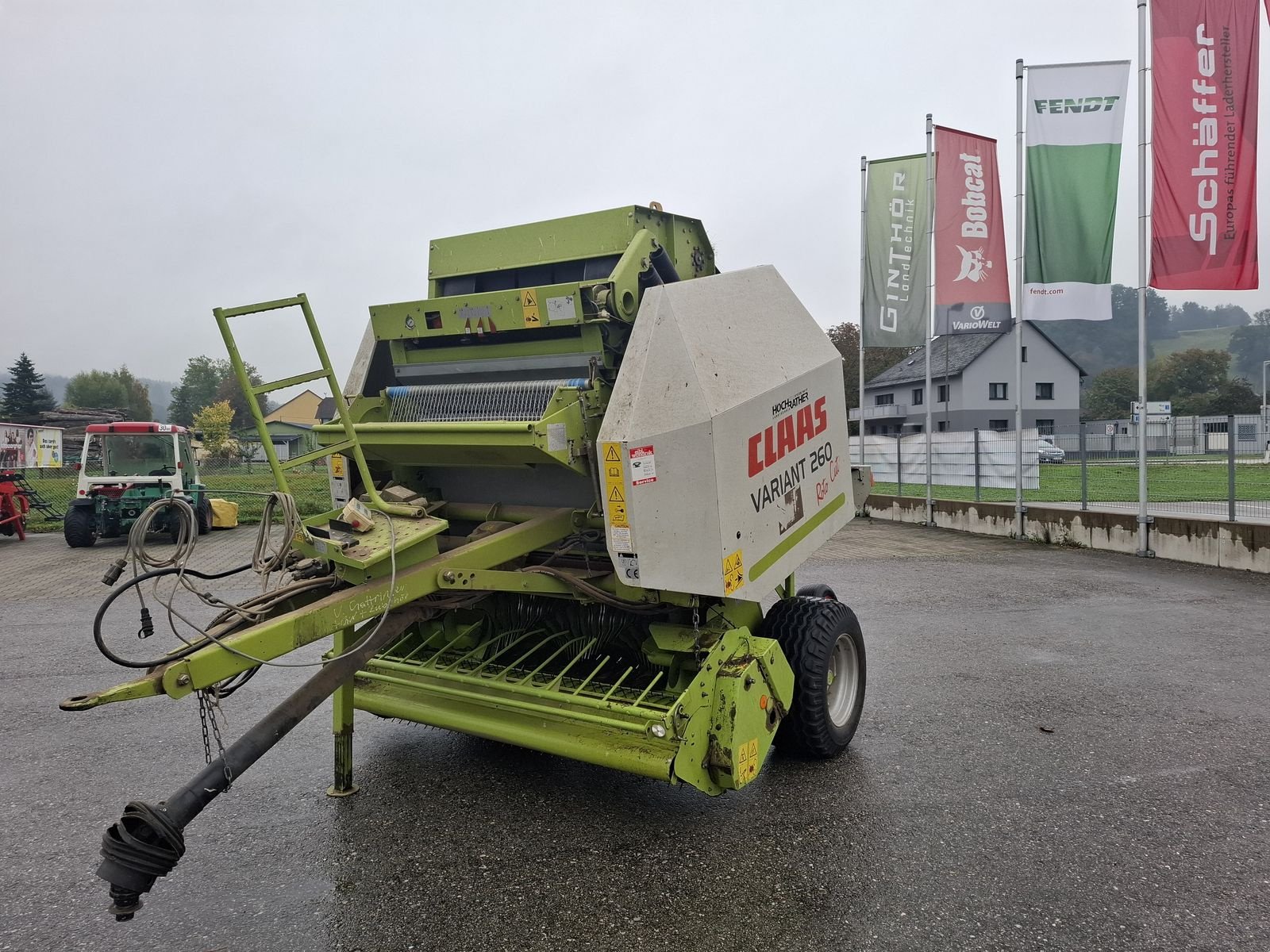 Rundballenpresse Türe ait CLAAS Variant 260 Roto Cut, Gebrauchtmaschine içinde Saxen (resim 2)
