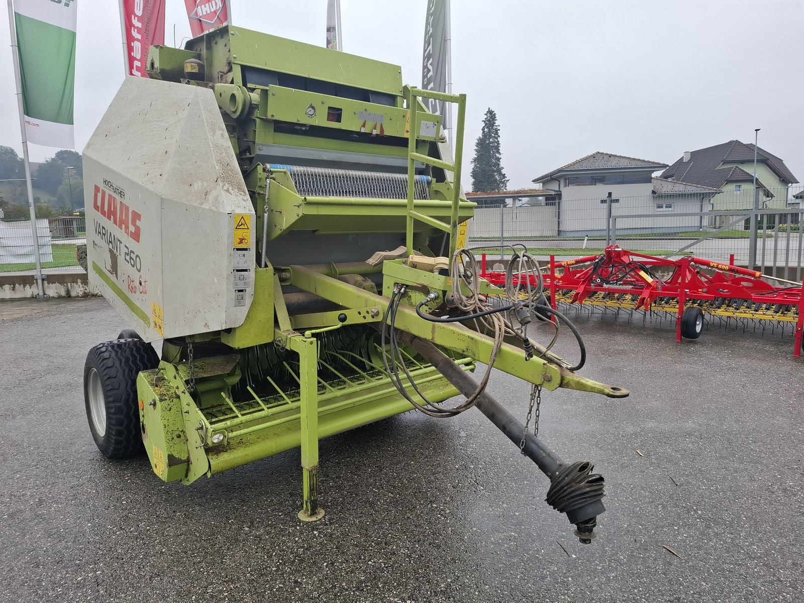 Rundballenpresse Türe ait CLAAS Variant 260 Roto Cut, Gebrauchtmaschine içinde Saxen (resim 3)