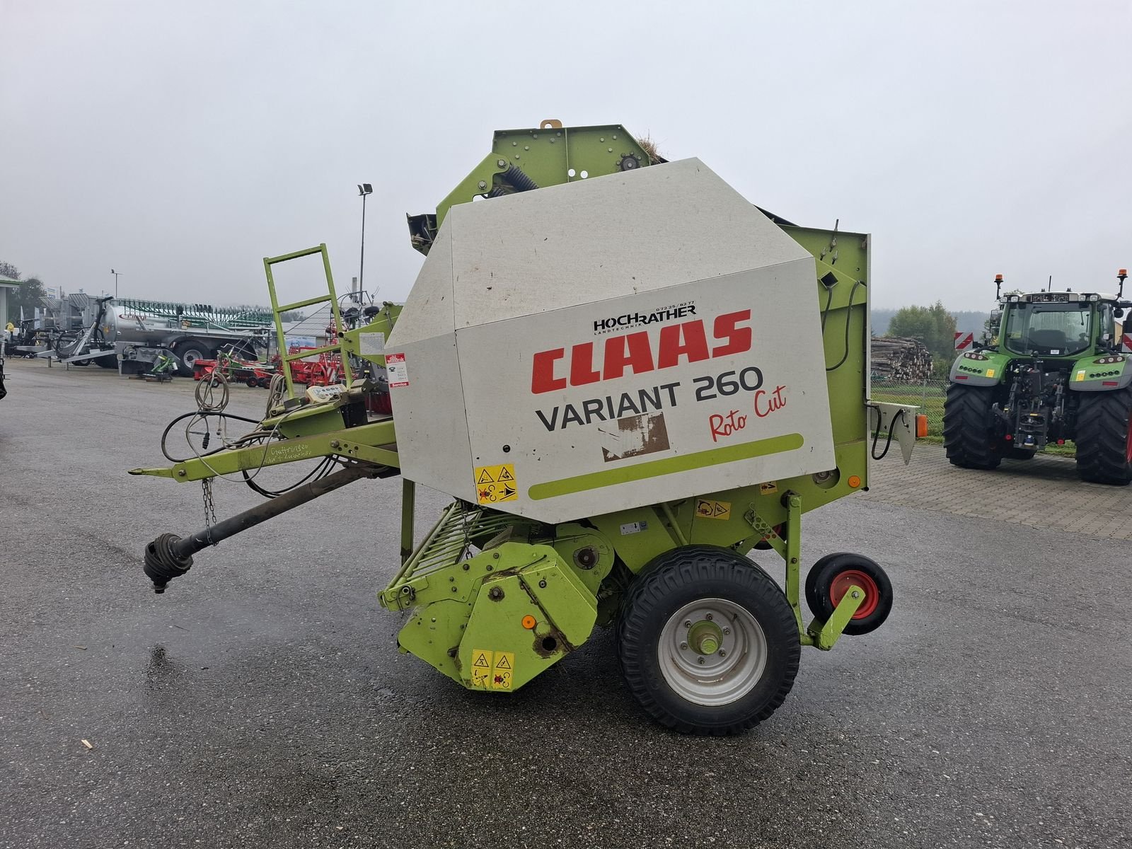 Rundballenpresse Türe ait CLAAS Variant 260 Roto Cut, Gebrauchtmaschine içinde Saxen (resim 7)