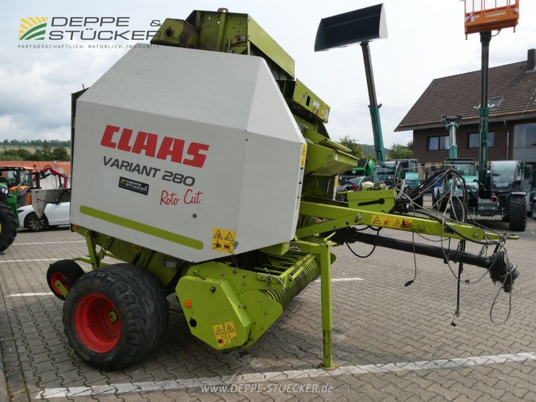 Rundballenpresse типа CLAAS Variant 280 Roto Cut, Gebrauchtmaschine в Lauterberg/Barbis (Фотография 5)