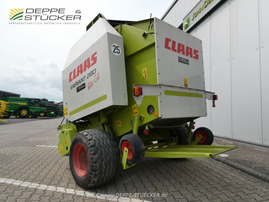 Rundballenpresse типа CLAAS Variant 280 Roto Cut, Gebrauchtmaschine в Lauterberg/Barbis (Фотография 9)