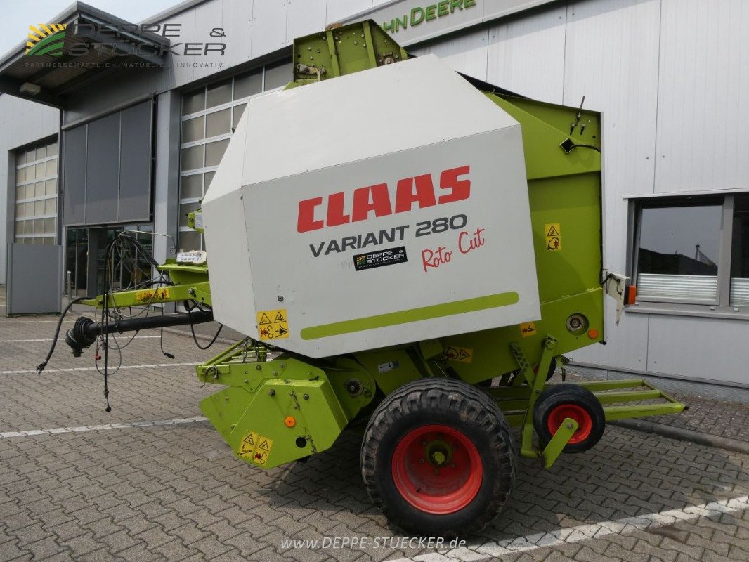 Rundballenpresse типа CLAAS Variant 280 Roto Cut, Gebrauchtmaschine в Lauterberg/Barbis (Фотография 10)