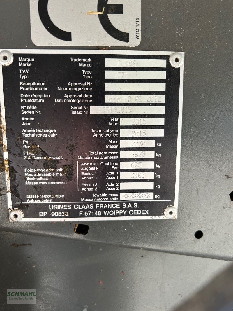 Rundballenpresse типа CLAAS Variant 370 RF, Gebrauchtmaschine в Upahl (Фотография 5)