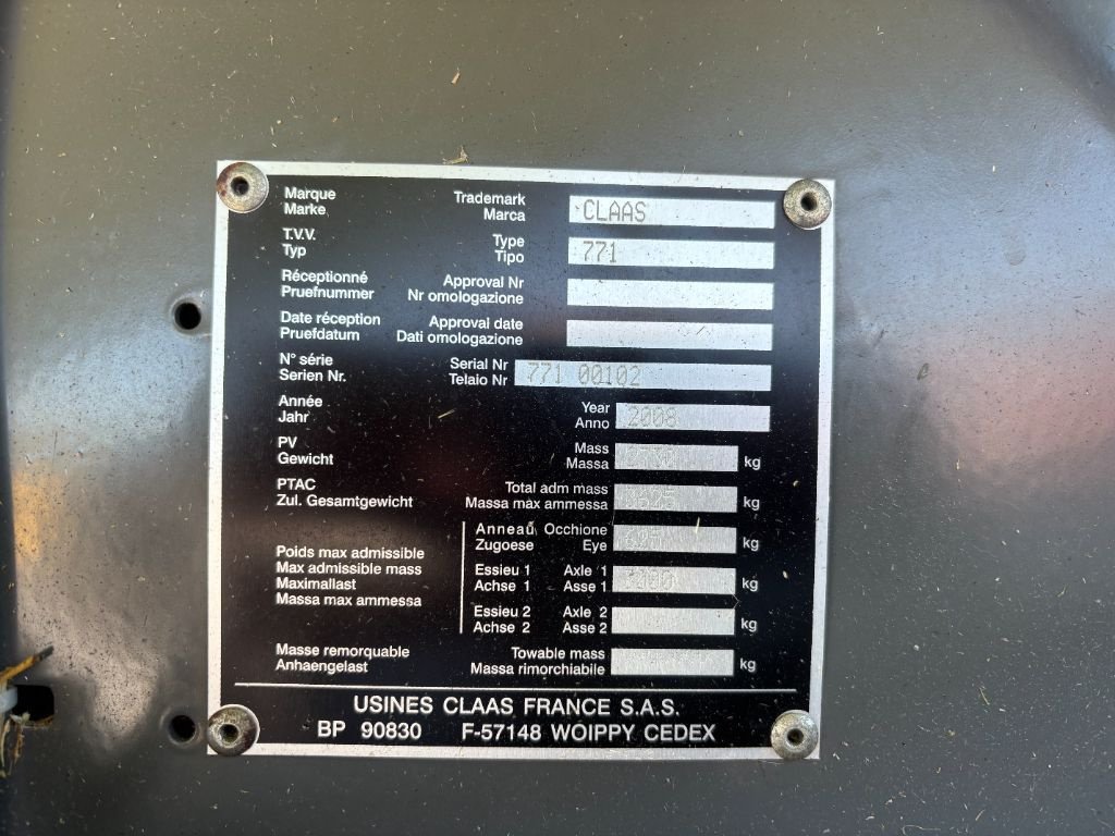 Rundballenpresse typu CLAAS Variant 370, Gebrauchtmaschine v VERT TOULON (Obrázok 10)