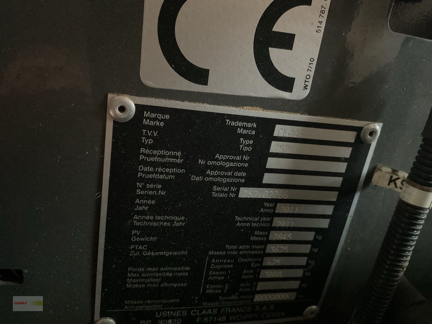 Rundballenpresse tip CLAAS Variant 380 RC, Gebrauchtmaschine in Langenau (Poză 7)