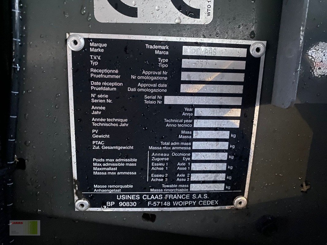 Rundballenpresse типа CLAAS VARIANT 385 RC PRO (inkl. 1 Satz neuen Endlosriemen), Gebrauchtmaschine в Risum-Lindholm (Фотография 17)