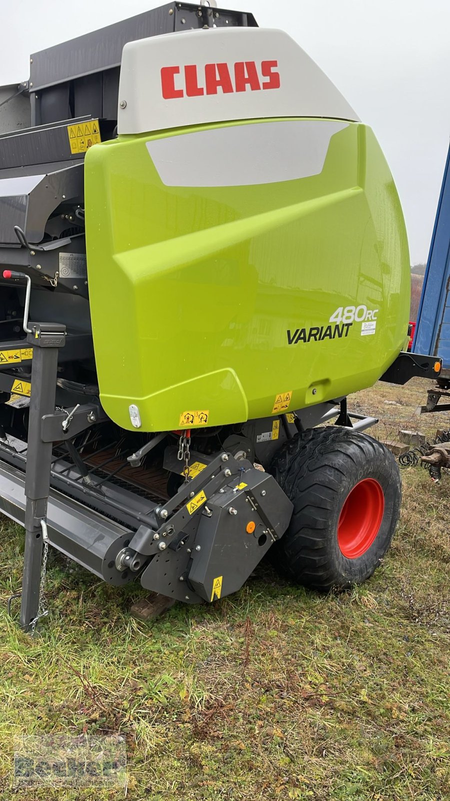 Rundballenpresse Türe ait CLAAS VARIANT 480 RC PRO, Gebrauchtmaschine içinde Weimar-Niederwalgern (resim 3)