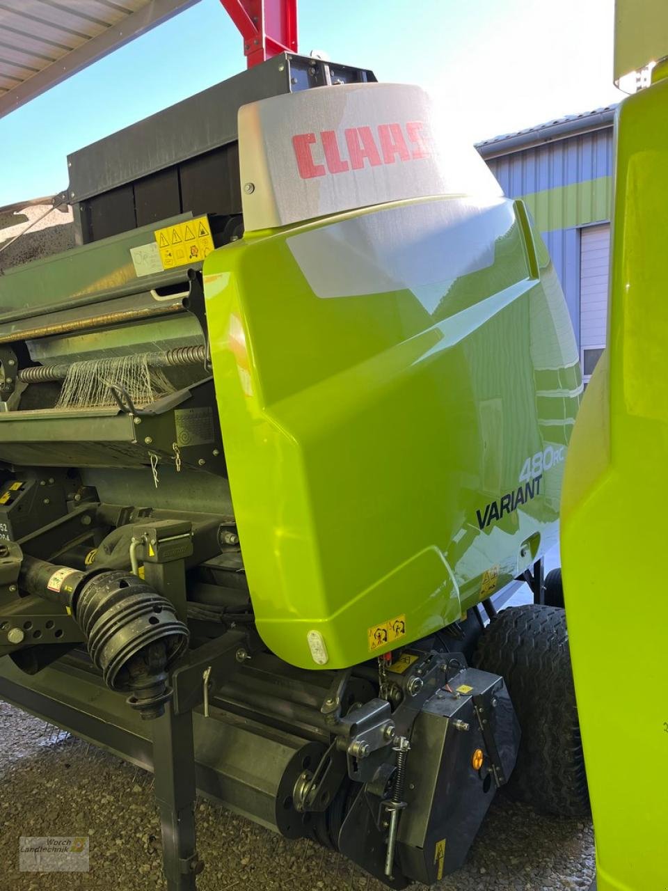 Rundballenpresse des Typs CLAAS Variant 480 RC Pro, Mietmaschine in Schora (Bild 1)